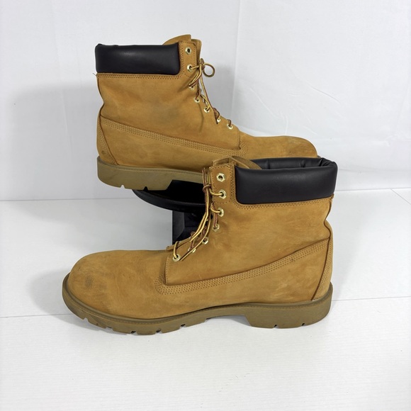 Timberland Men's Tan Leather Work Boots Size 15 - Picture 1 of 7